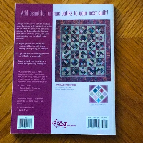 Focus on Batiks - Traditional Quilts in Fun Fabrics quilting book - Picture 2 of 6